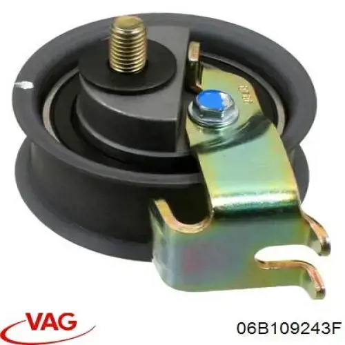 06B109243F VAG Rolo de reguladora de tensão da correia do mecanismo de distribuição de gás