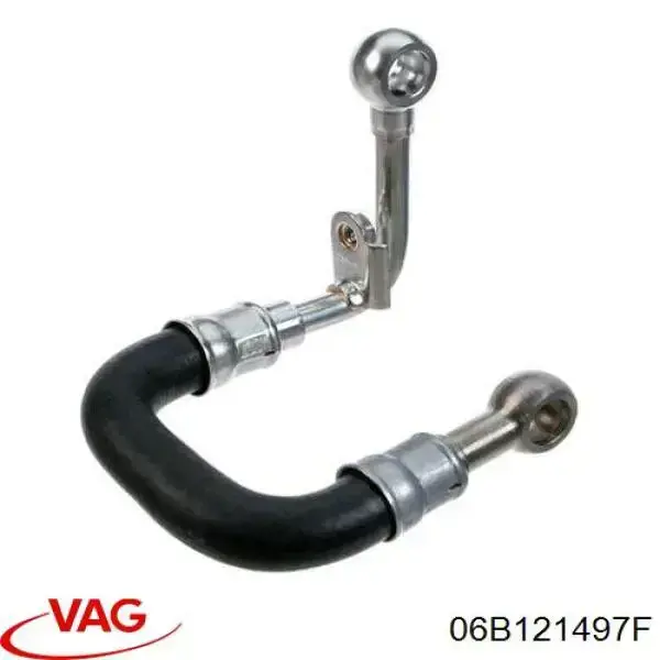 Mangueira (cano derivado) de esfriamento por líquido de turbina, fornecimento VAG 06B121497F preço, a partir de 73,52 USD