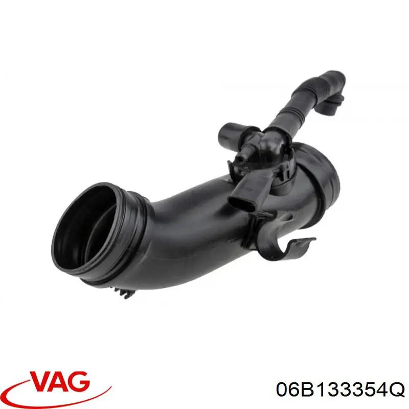 06B133354Q VAG Cano derivado de ar, da válvula de borboleta