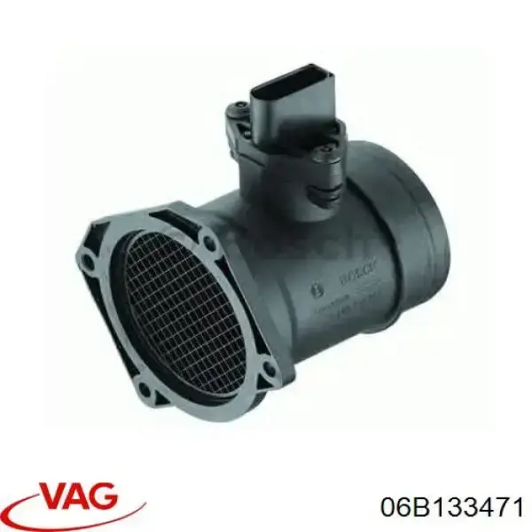 Compre 06B133471 VAG Sensor de fluxo (consumo) de ar, medidor de consumo M.A.F. - (Mass Airflow)