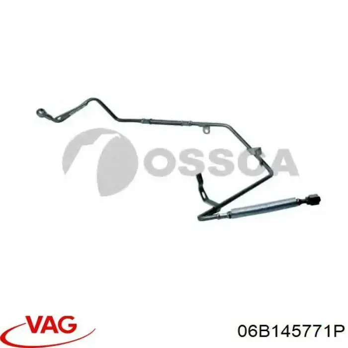 Compre 06B145771P VAG Tubo (mangueira) de fornecimento de óleo de turbina
