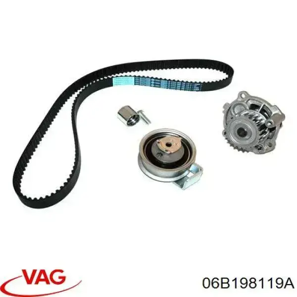 Compre 06B198119A VAG Correia do mecanismo de distribuição de gás, kit