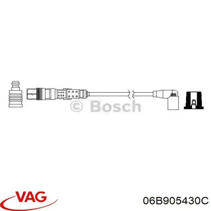 06B905430C VAG Fios de alta voltagem, kit