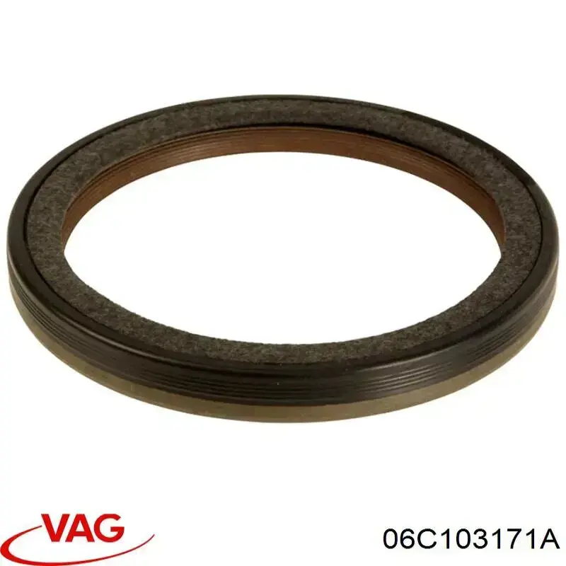 06C103171A VAG Vedação traseira de cambota de motor