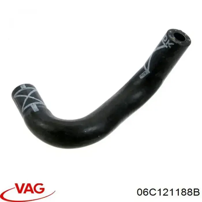 Mangueira (cano derivado) de aquecimento da válvula de borboleta VAG 06C121188B preço, a partir de 3,47 USD