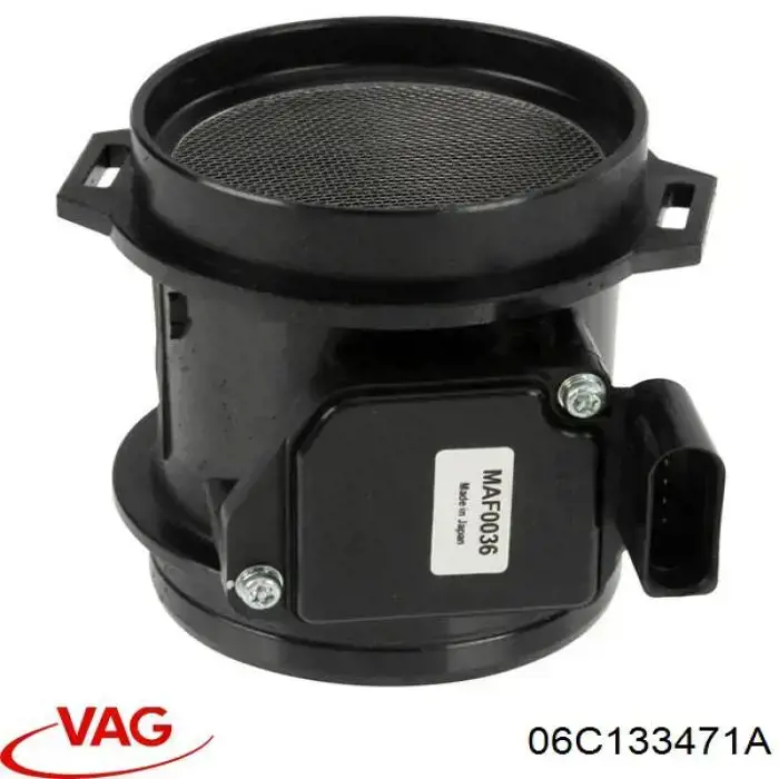 Compre 06C133471A VAG Sensor de fluxo (consumo) de ar, medidor de consumo M.A.F. - (Mass Airflow)