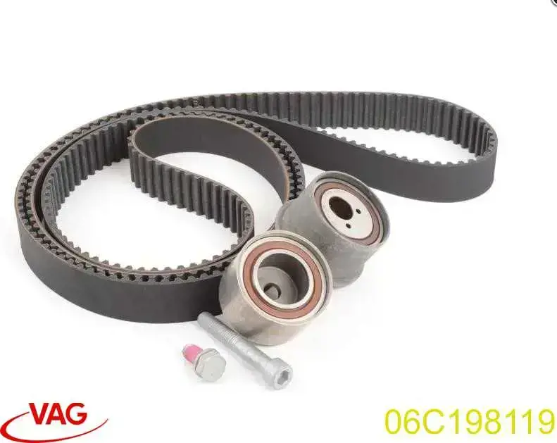 Correia do mecanismo de distribuição de gás, kit VAG 06C198119 preço, a partir de 229,32 USD