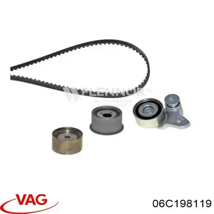 Compre 06C198119 VAG Correia do mecanismo de distribuição de gás, kit