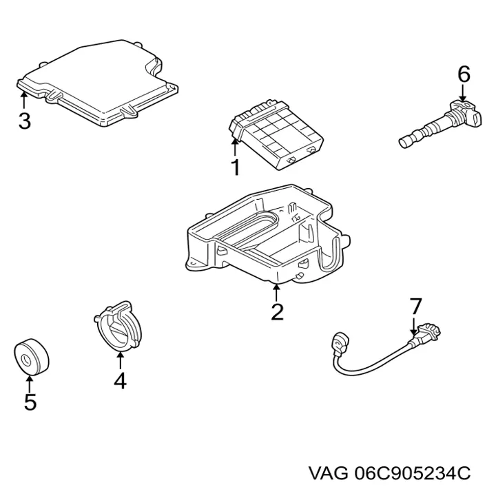  VAG 06C905234C preço, a partir de 34,74 USD