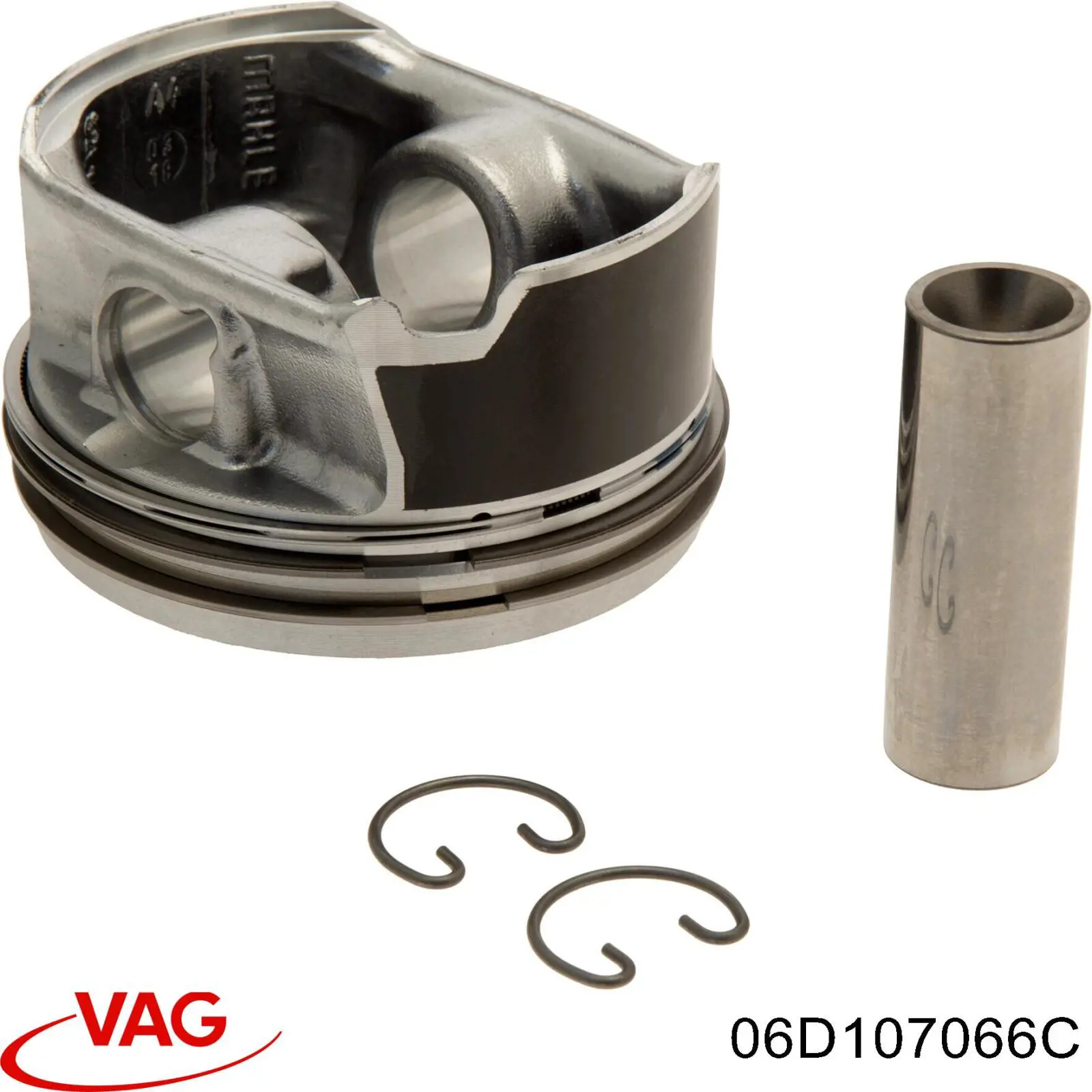 06D107066C VAG Pistão (kit para um motor), 2ª reparação ( + 0,50)