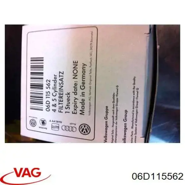 Filtro de óleo VAG 06D115562 preço, a partir de 5,99 USD