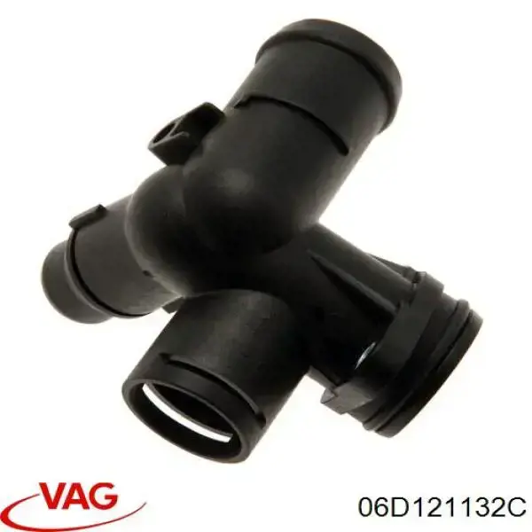Flange do sistema de esfriamento (união em T) VAG 06D121132C preço, a partir de 10,33 USD