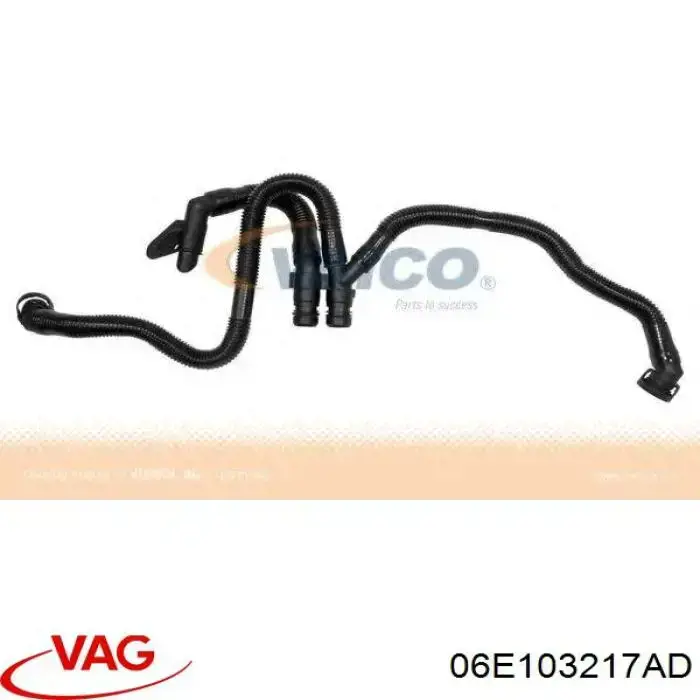 Cano derivado de ventilação de cárter (de separador de óleo) VAG 06E103217AD preço, a partir de 43,91 USD