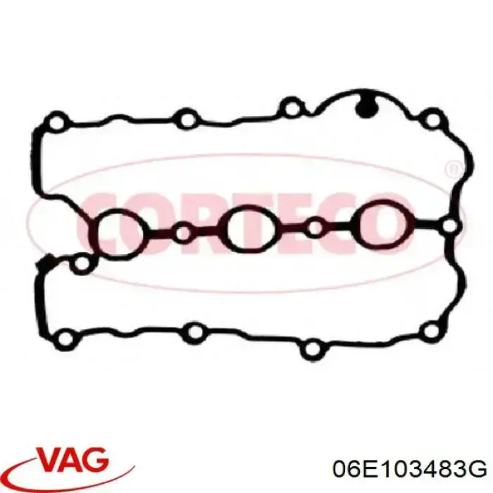 Vedante direita de tampa de válvulas de motor VAG 06E103483G preço, a partir de 11,58 USD