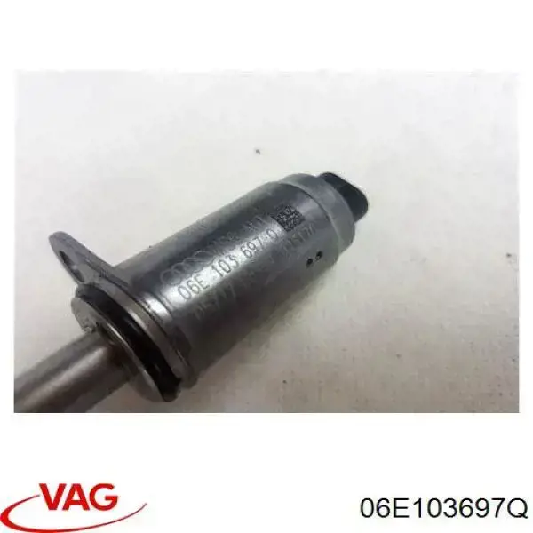 06E103697Q VAG Válvula eletromagnética de posição (de fases) da árvore distribuidora