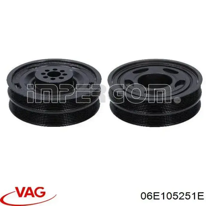 Compre 06E105251E VAG Polia de cambota