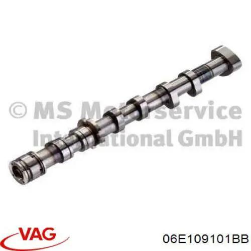 06E109101BB VAG Árvore distribuidora esquerda de admissão de motor