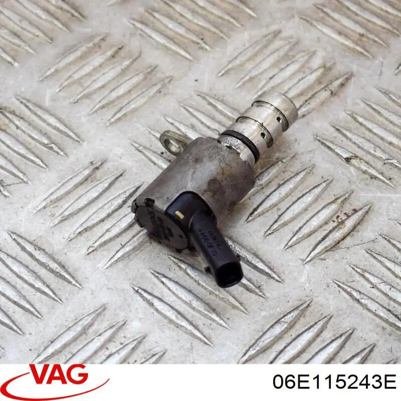 06E115243E VAG Válvula eletromagnética de posição (de fases) da árvore distribuidora