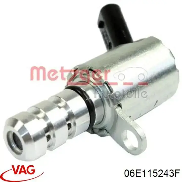 06E115243F VAG Válvula eletromagnética de posição (de fases) da árvore distribuidora