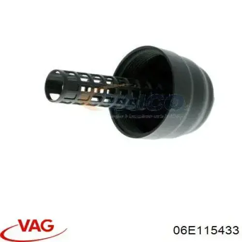 06E115433 VAG Tampa do filtro de óleo