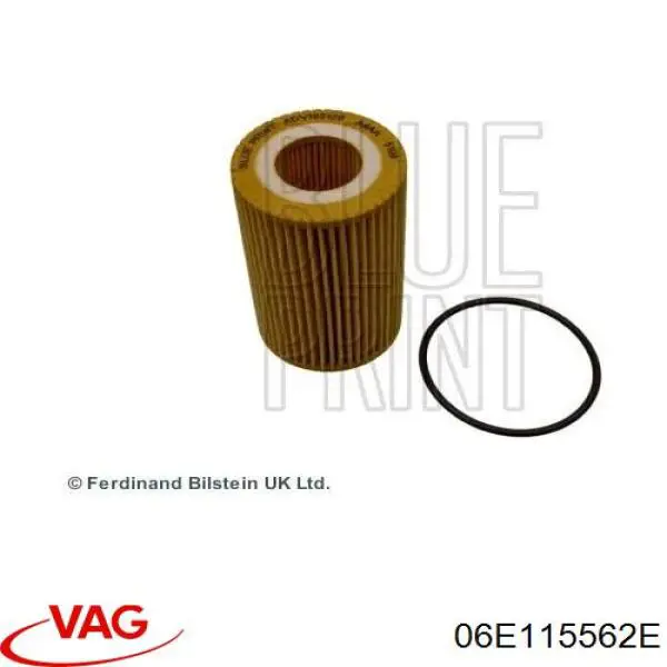 06E115562E VAG Filtro de óleo
