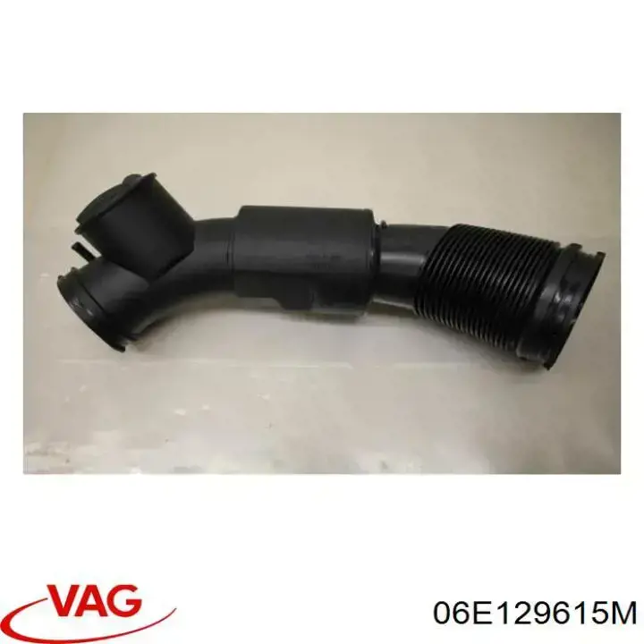 06E129615M VAG Cano derivado de ar, saída de filtro de ar