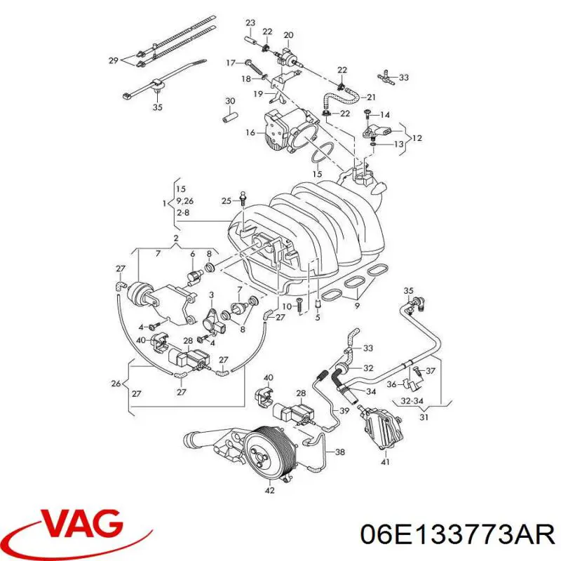  VAG 06E133773AR preço, a partir de 153,68 USD