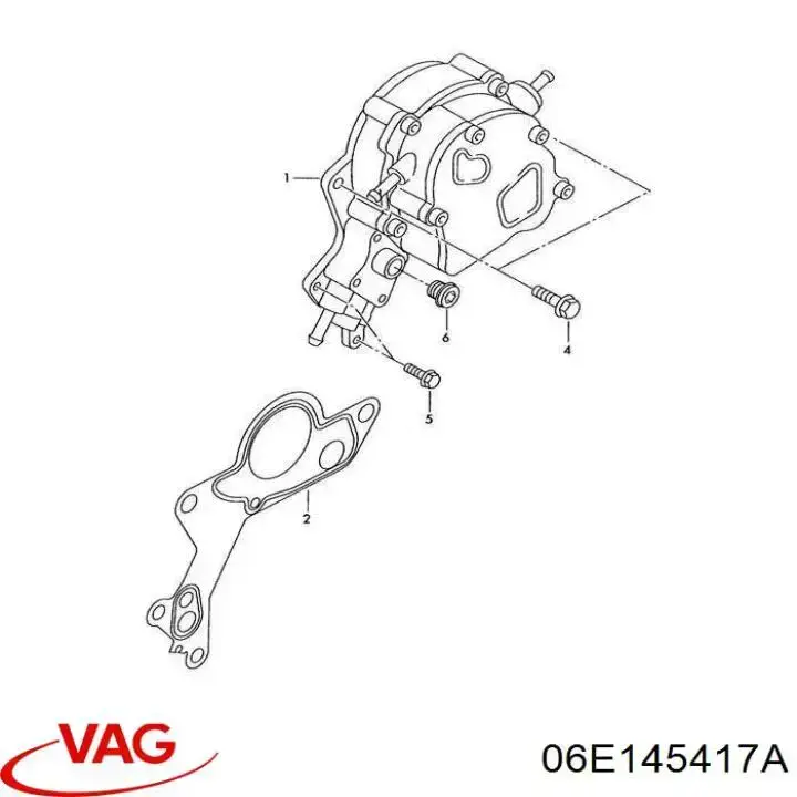 Vedante de bomba de tandem VAG 06E145417A preço, a partir de 13,29 USD