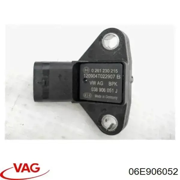 06E906052 VAG Sensor de pressão de tubo de ar secundário