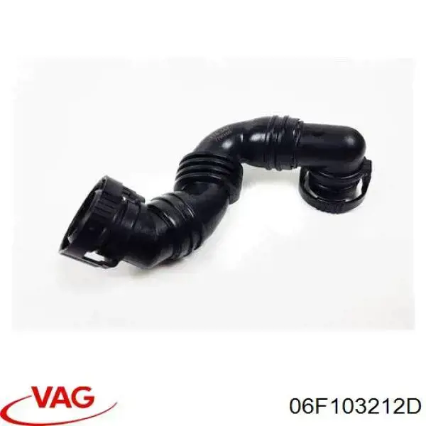 Compre 06F103212D VAG Cano derivado de ventilação de cárter (de separador de óleo)