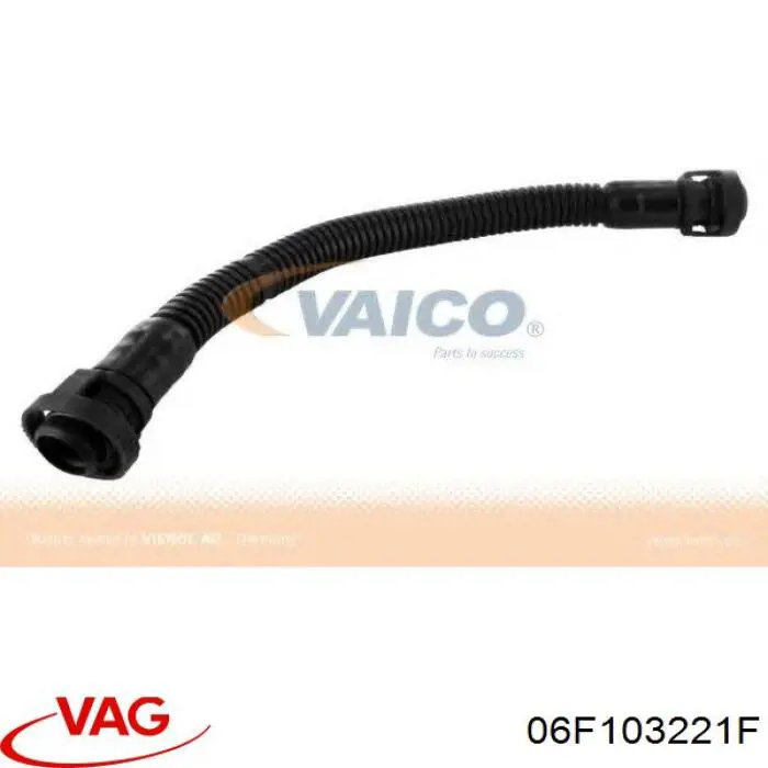 Cano derivado de ventilação de cárter (de separador de óleo) VAG 06F103221F preço, a partir de 11,30 USD