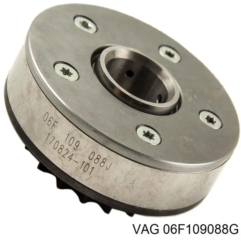 Engrenagem de cadeia de roda dentada da árvore distribuidora de escape de motor VAG 06F109088G preço, a partir de 94,62 USD