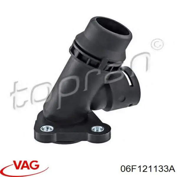 Flange do sistema de esfriamento (união em T) VAG 06F121133A preço, a partir de 7,45 USD