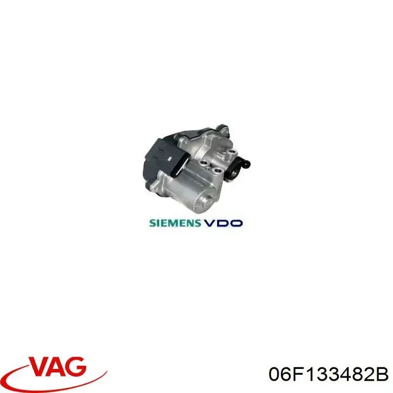 06F133482B VAG Regulador da válvula de borboleta
