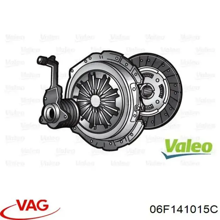 Compre 06F141015C VAG Kit de embraiagem (3 peças)