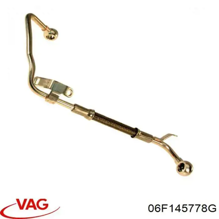 Tubo (mangueira) de fornecimento de óleo de turbina VAG 06F145778G preço, a partir de 126,88 USD