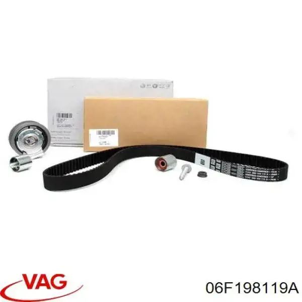 Correia do mecanismo de distribuição de gás, kit VAG 06F198119A preço, a partir de 285,16 USD