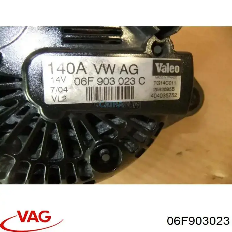 Compre 06F903023 VAG Gerador