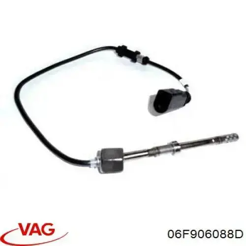 06F906088D VAG Sensor de temperatura dos gases de escape (GE), depois de filtro de partículas diesel