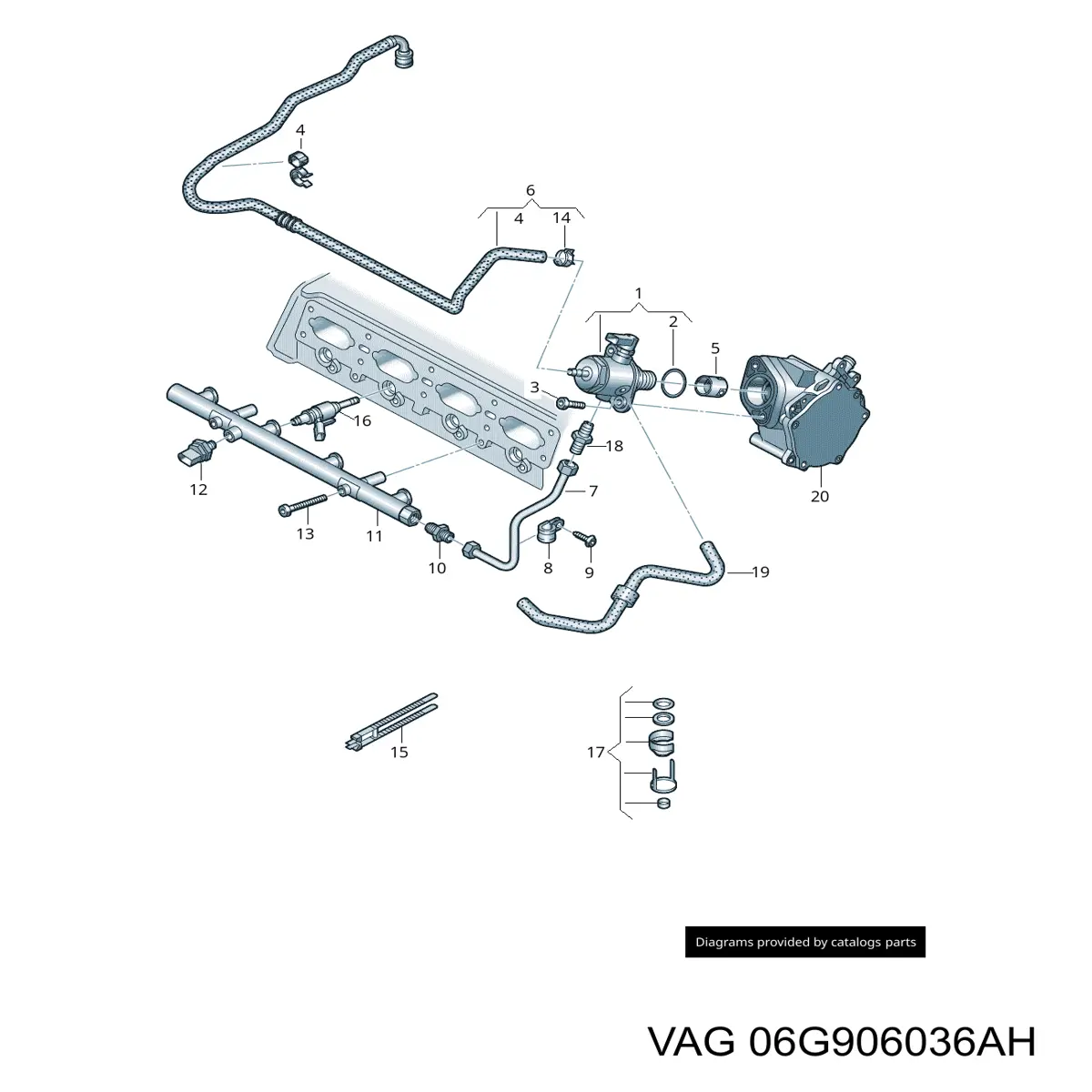 Injetor de injeção de combustível VAG 06G906036AH preço, a partir de 224,87 USD