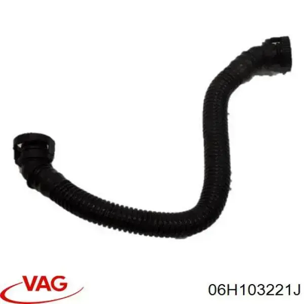 06H103221J VAG Cano derivado de ventilação de cárter (de separador de óleo)