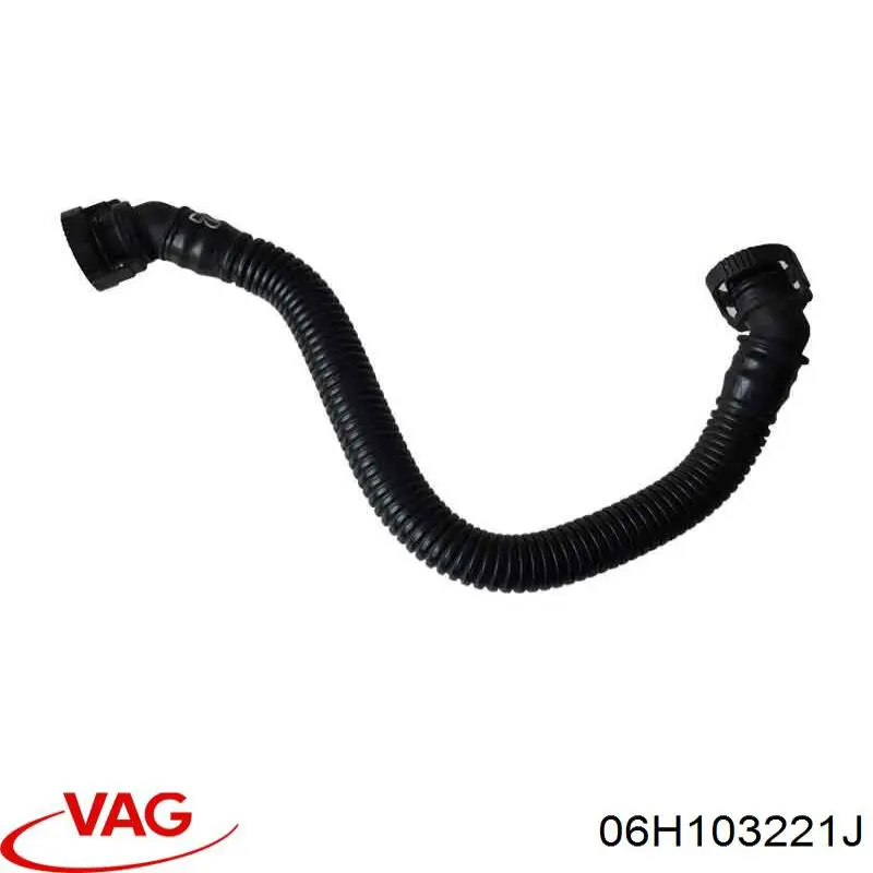 Compre 06H103221J VAG Cano derivado de ventilação de cárter (de separador de óleo)