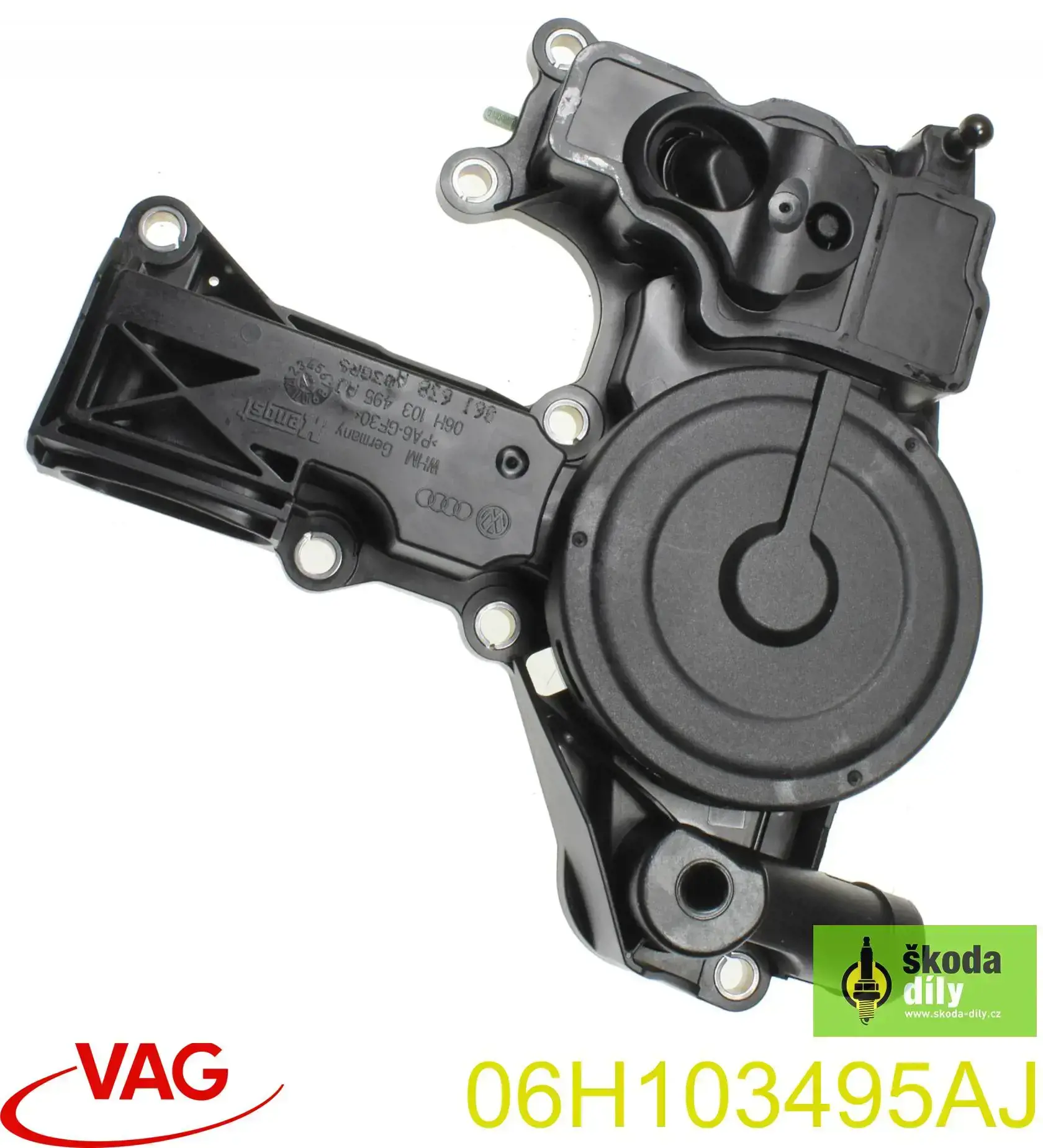 06H103495AJ VAG Separador de óleo (separador) do sistema de ventilação de cárter