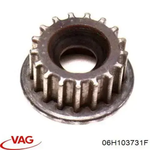 06H103731F VAG Roda dentada da árvore de equilibração