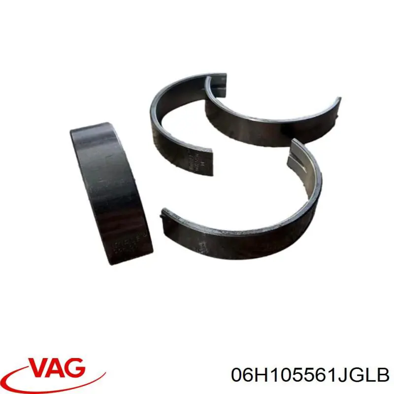 06H105561BGLB VAG Folhas inseridas principais de cambota, kit, padrão (STD)