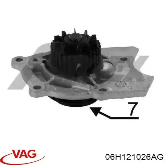 Bomba de água (bomba) de esfriamento, montada com caixa VAG 06H121026AG preço, a partir de 53,97 USD