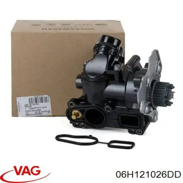 Bomba de água (bomba) de esfriamento, montada com caixa VAG 06H121026DD preço, a partir de 161,66 USD