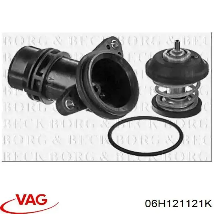 06H121121K VAG Tampa do termostato