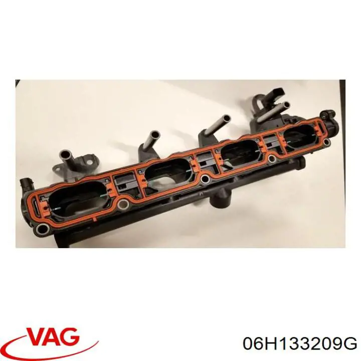 06H133209G VAG Tubo coletor de admissão inferior