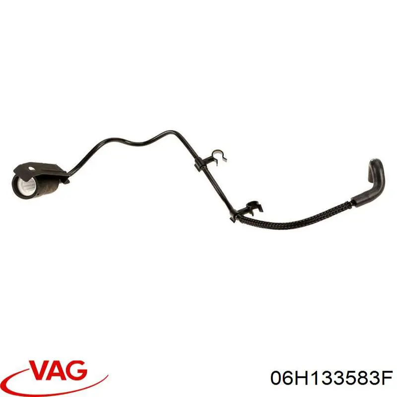 Cano derivado de ventilação de cárter (de separador de óleo) VAG 06H133583F preço, a partir de 37,41 USD
